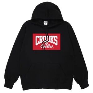 Crooks & Castles Black Bag with Red Logo